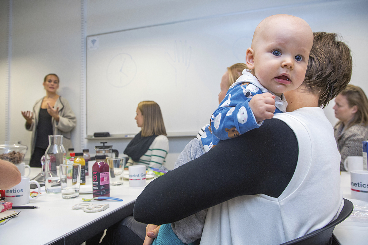 Blueprint Geneticsin markkinointijohtaja Sofia Frisk kertoo vierailleen, miten työ startupissa sopii ruuhkavuosiin.