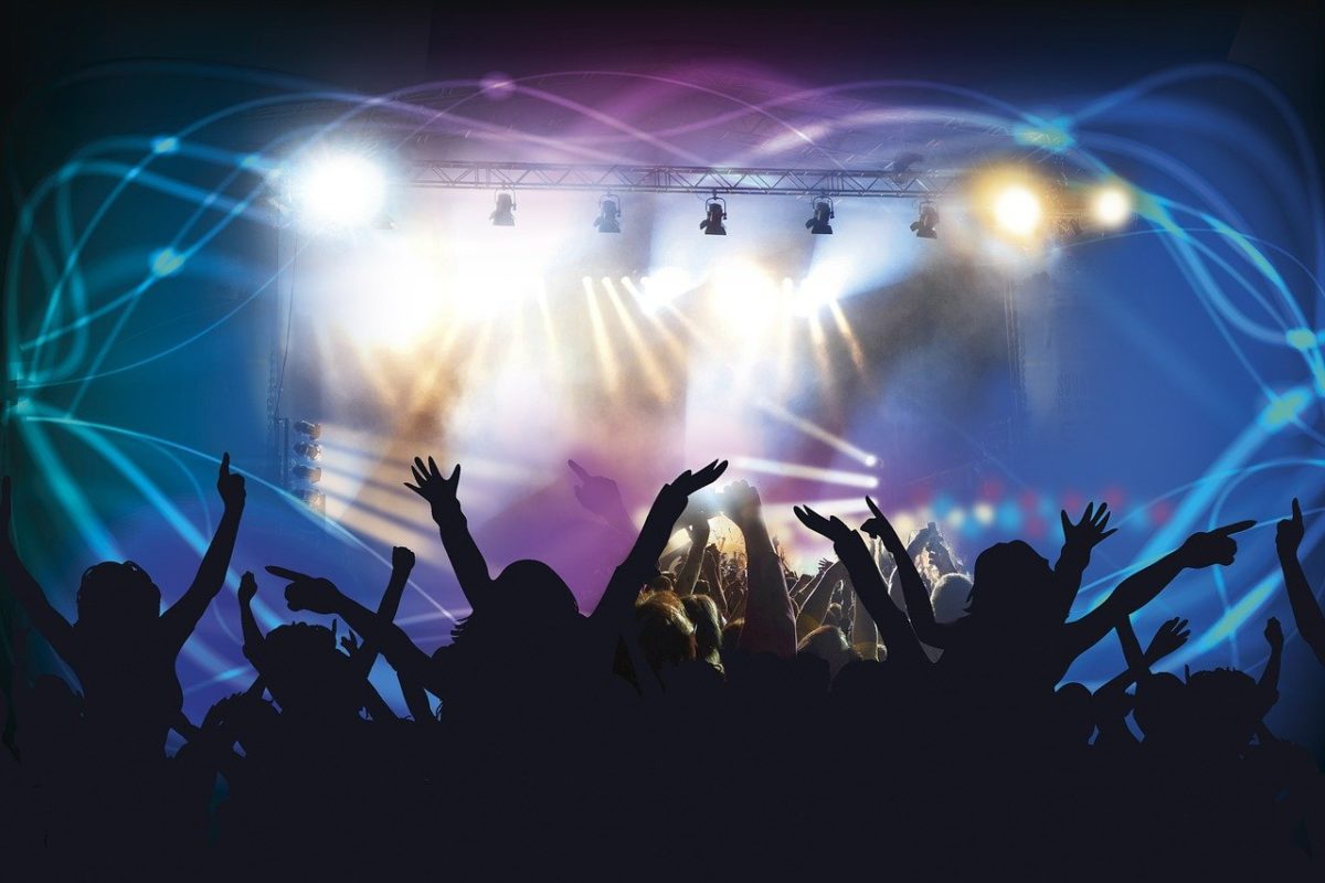 Kuva konsertista.