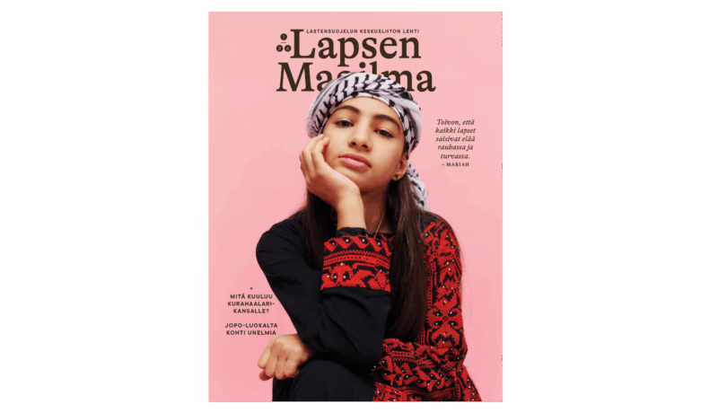 Helmikuun kansimalli Mariah: ”Jokaisella lapsella on oikeus elää rauhassa”