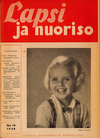 Lapsi ja nuoriso -kansi 1948