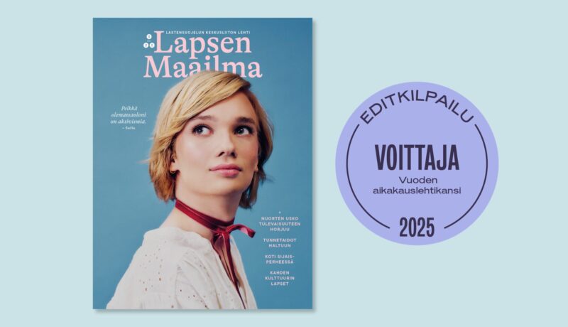 Lapsen Maailman kansi palkittiin