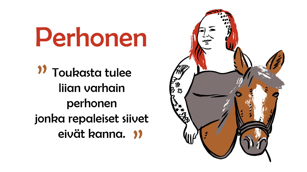 Perhonen kuvituskuva Tarinoita lastensuojelusta