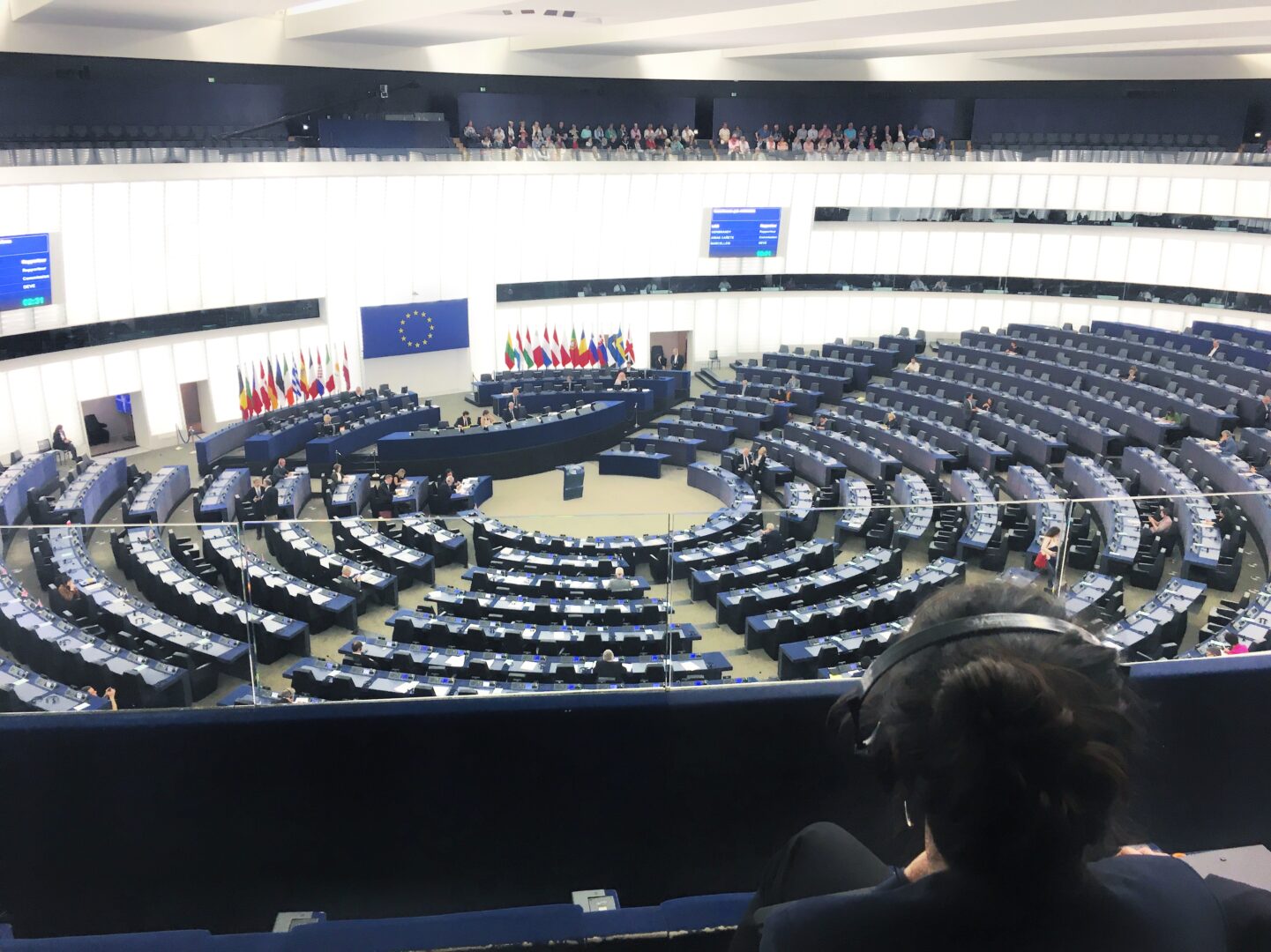 Euroopan parlamentin täysistunto Strasbourgissa.