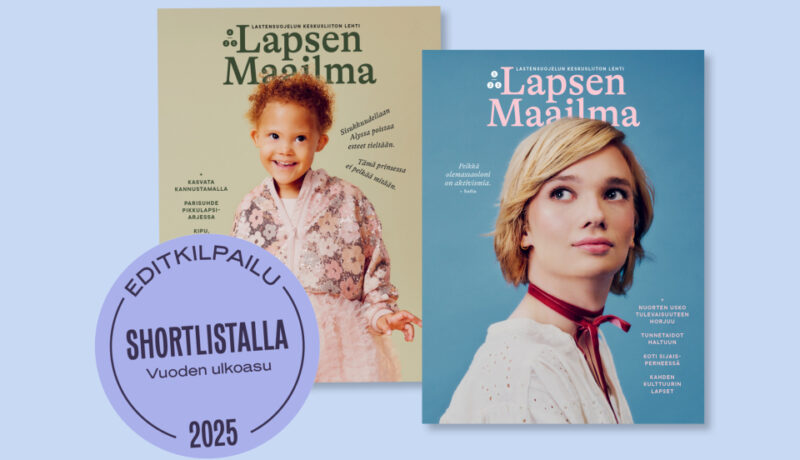 Lapsen Maailma ehdolla vuoden yleisömediaksi